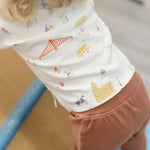 Pehr-French Terry Harem Pant-Clay-5