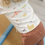 Pehr-French Terry Harem Pant-Clay-5