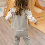 Pehr-French Terry Ruffle Vest-Soft Sea-6