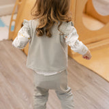 Pehr-French Terry Ruffle Vest-Soft Sea-6