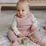 Pehr-Cozy Romper Overalls-Pale Pink-2