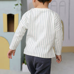 Pehr-Dropped Shoulder Long Sleeve Toddler Top-Stripes Away Sea-2