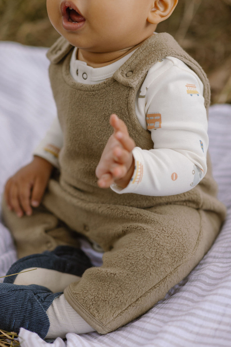 Pehr-Teddy Fleece Overall-Moss-2
