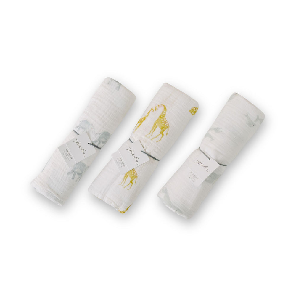 Swaddle 3-Pack Gift Set Pehr Canada For Them  