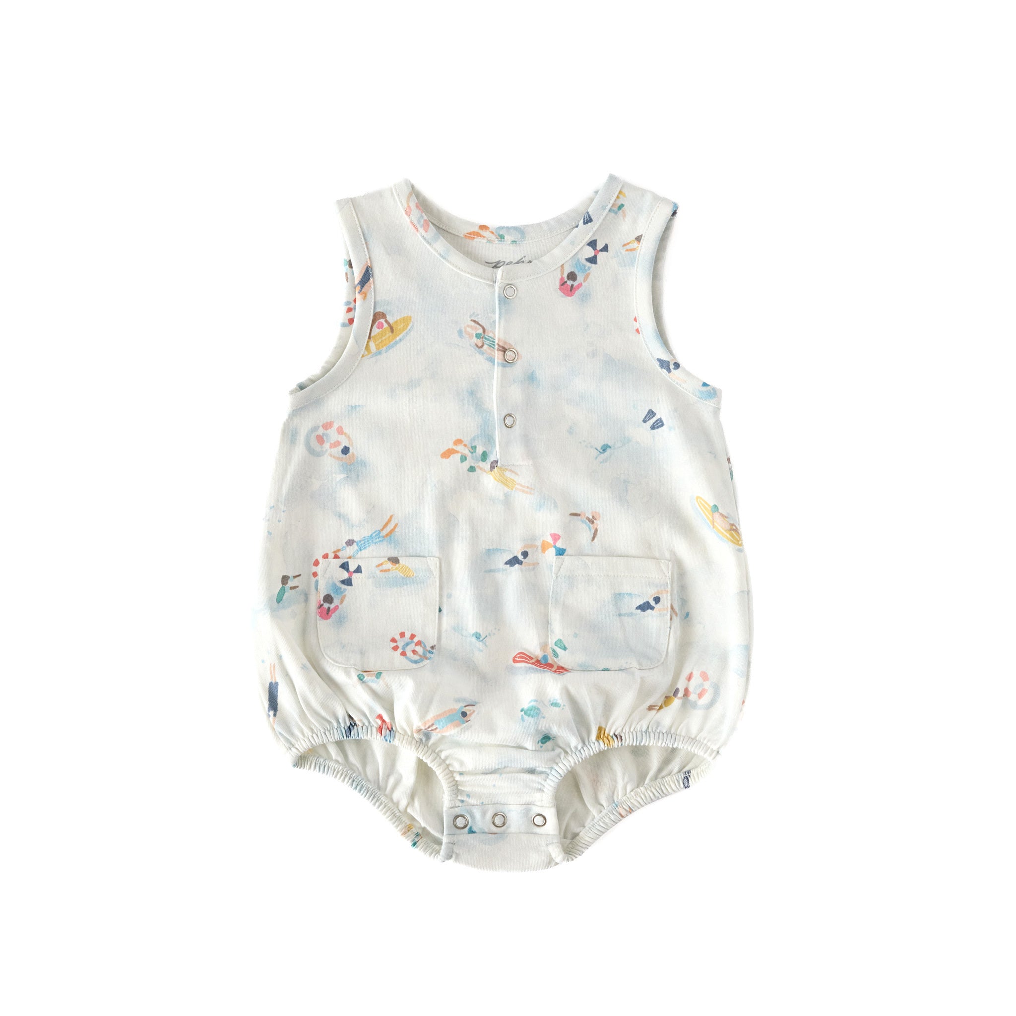 Sleeveless One-Piece One-Piece Pehr Surf 0 - 3 mos. 