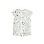 Short Sleeve Pocket Romper Romper Pehr Canada Surf 0 - 3 mos. 