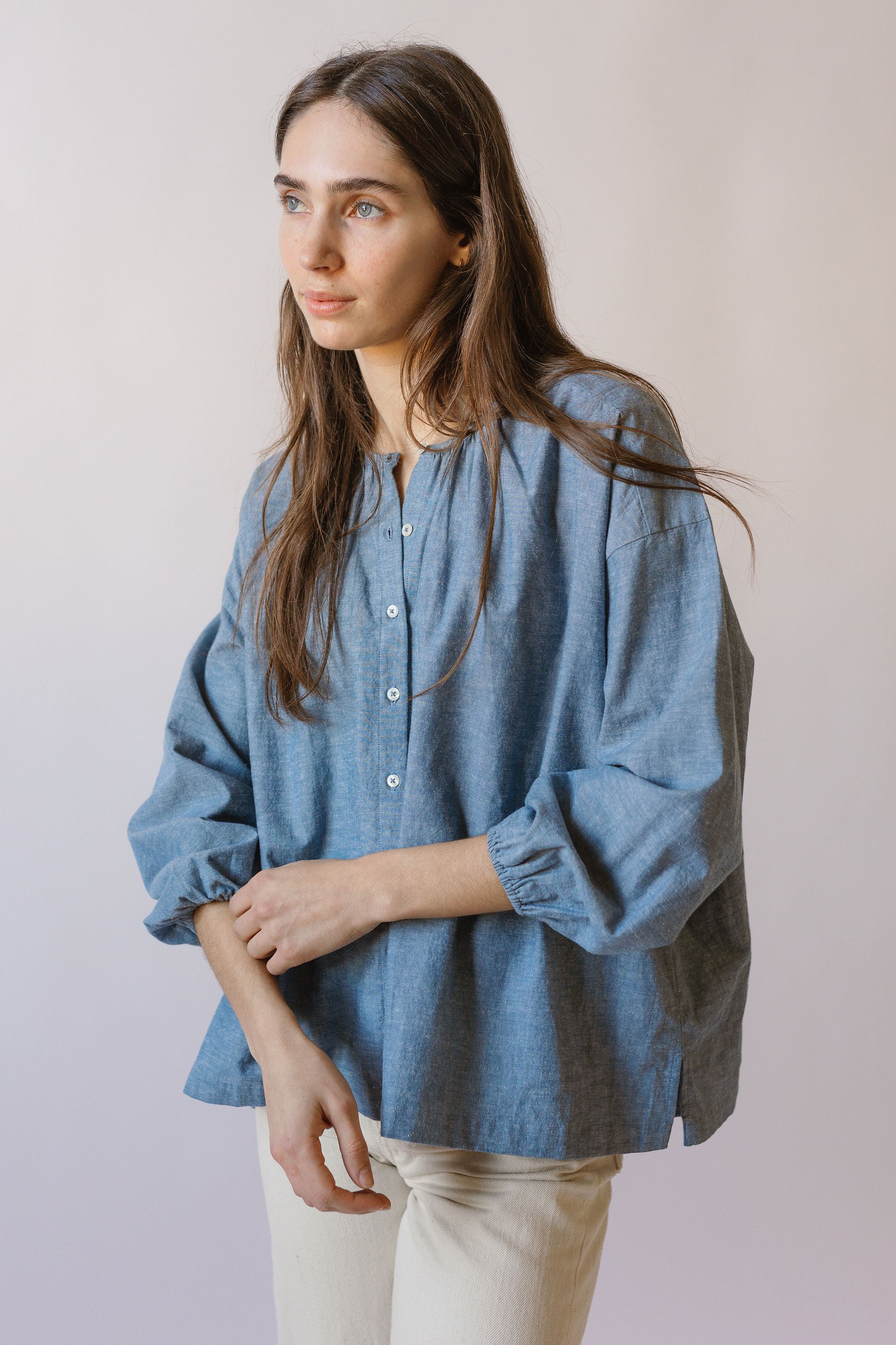 Pehr-Women's Blouse-Chambray-5