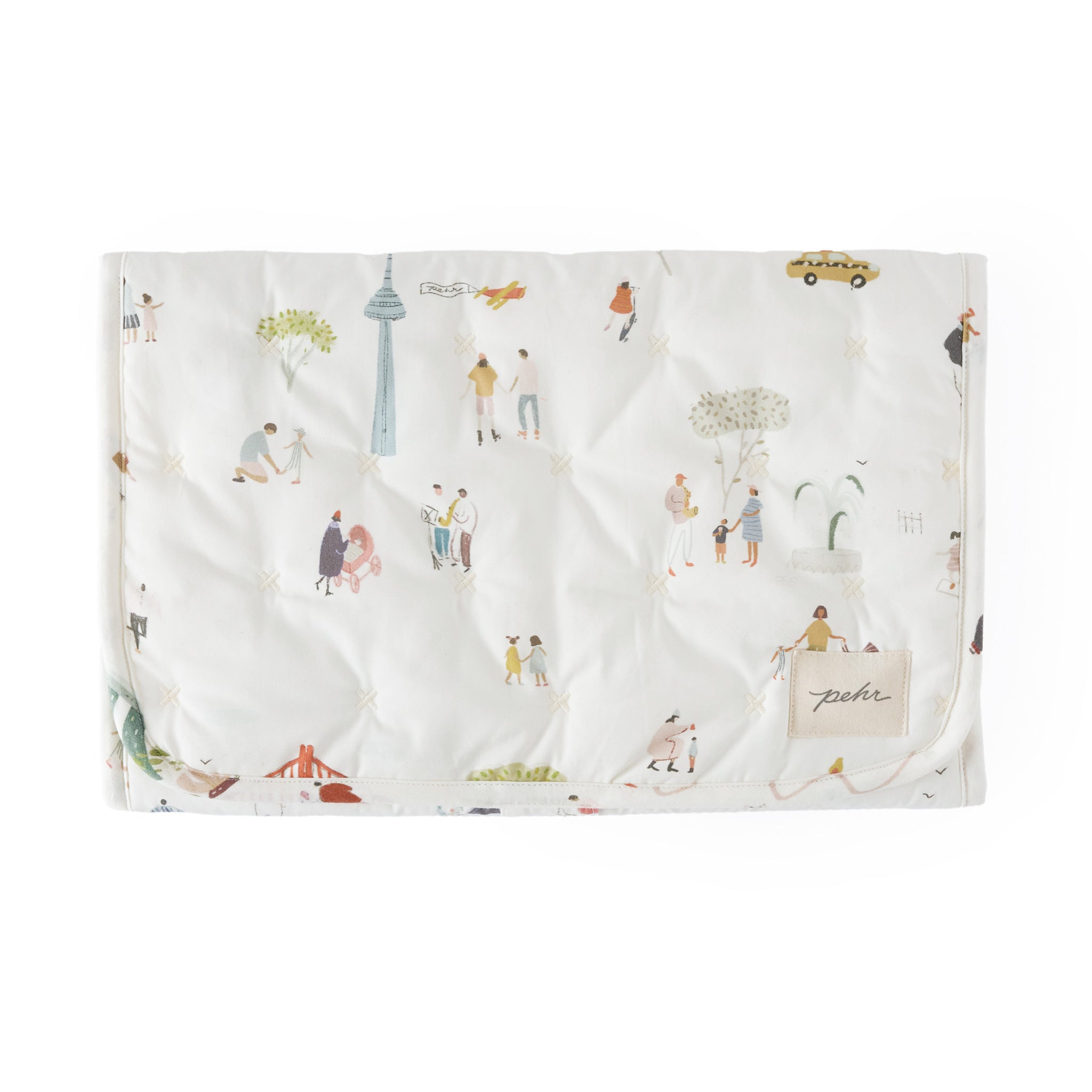 Pehr-On the Go Portable Changing Pad-Explore the World-1