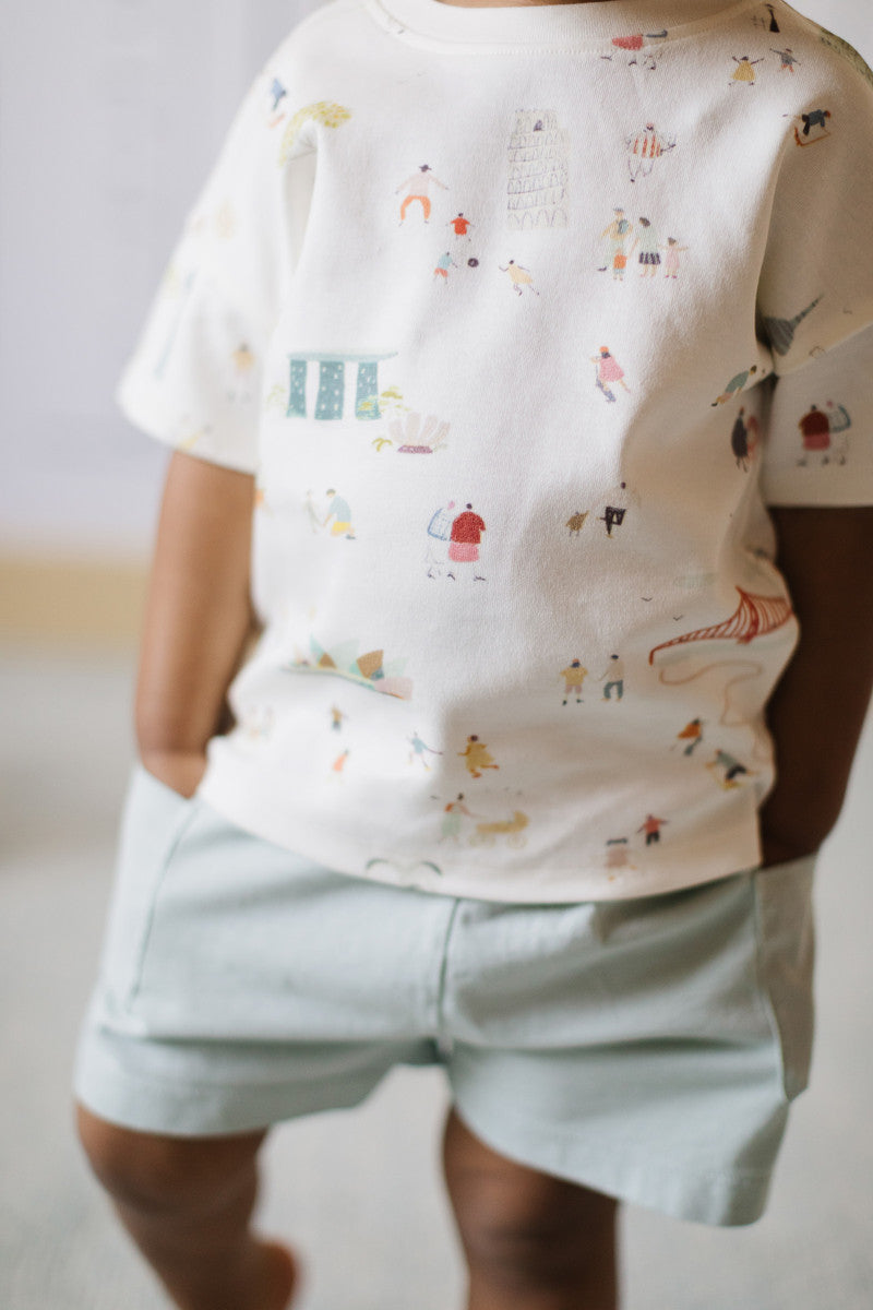 Pehr-Dropped Shoulder Short Sleeve T-Shirt-Explore the World-3