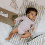 Striped On the Go Portable Changing Pad Changing Pad Pehr   