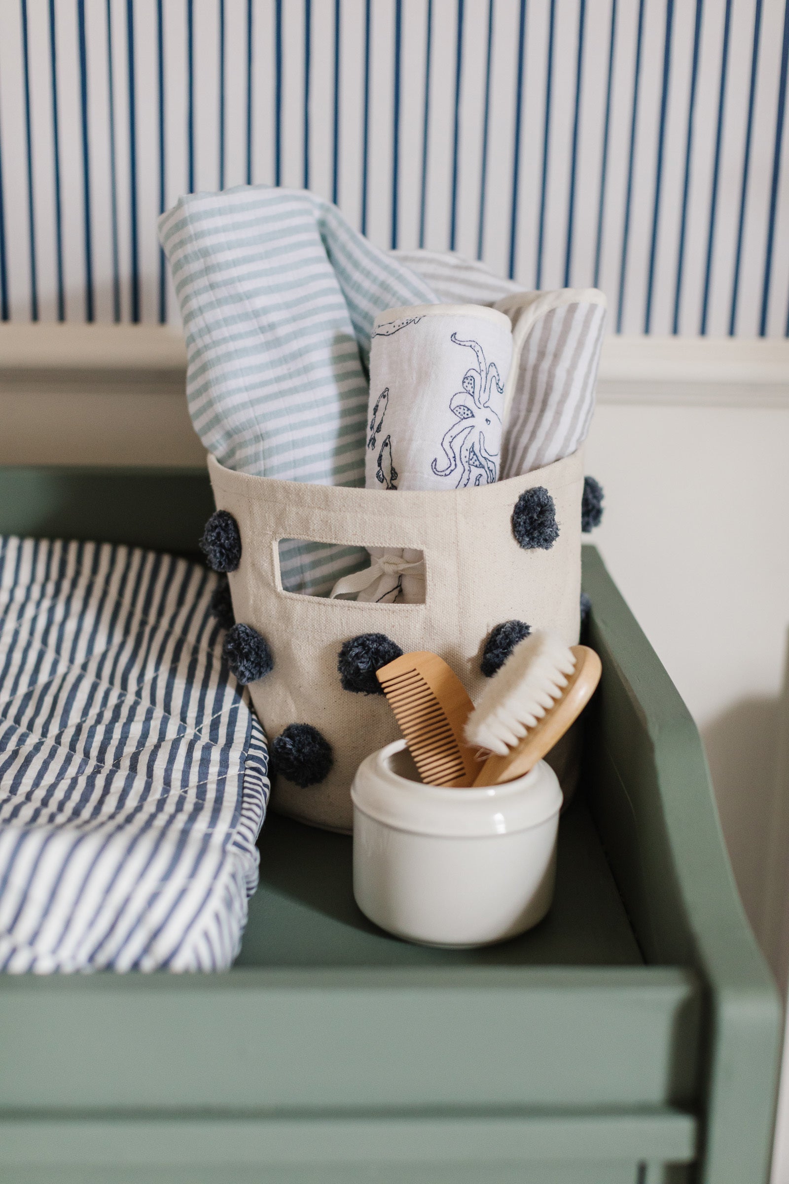 Striped Swaddle Swaddle Pehr   