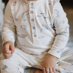 Pehr-Henley Patch Pocket Romper-Life Aquatic-2
