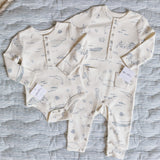 Pehr-Henley Patch Pocket Romper-Life Aquatic-4