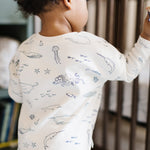 Pehr-Dropped Shoulder Long Sleeve Toddler Top-Life Aquatic-2