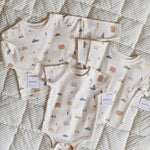 Pehr-Dropped Shoulder Long Sleeve Toddler Top-Rush Hour-6