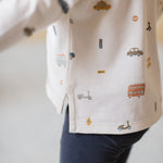 Pehr-Dropped Shoulder Long Sleeve Toddler Top-Rush Hour-4