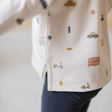 Pehr-Dropped Shoulder Long Sleeve Toddler Top-Rush Hour-4