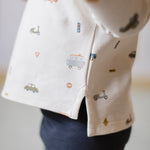 Pehr-Dropped Shoulder Long Sleeve Toddler Top-Rush Hour-5