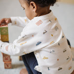 Pehr-Dropped Shoulder Long Sleeve Toddler Top-Rush Hour-2