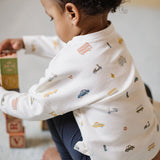 Pehr-Dropped Shoulder Long Sleeve Toddler Top-Rush Hour-2