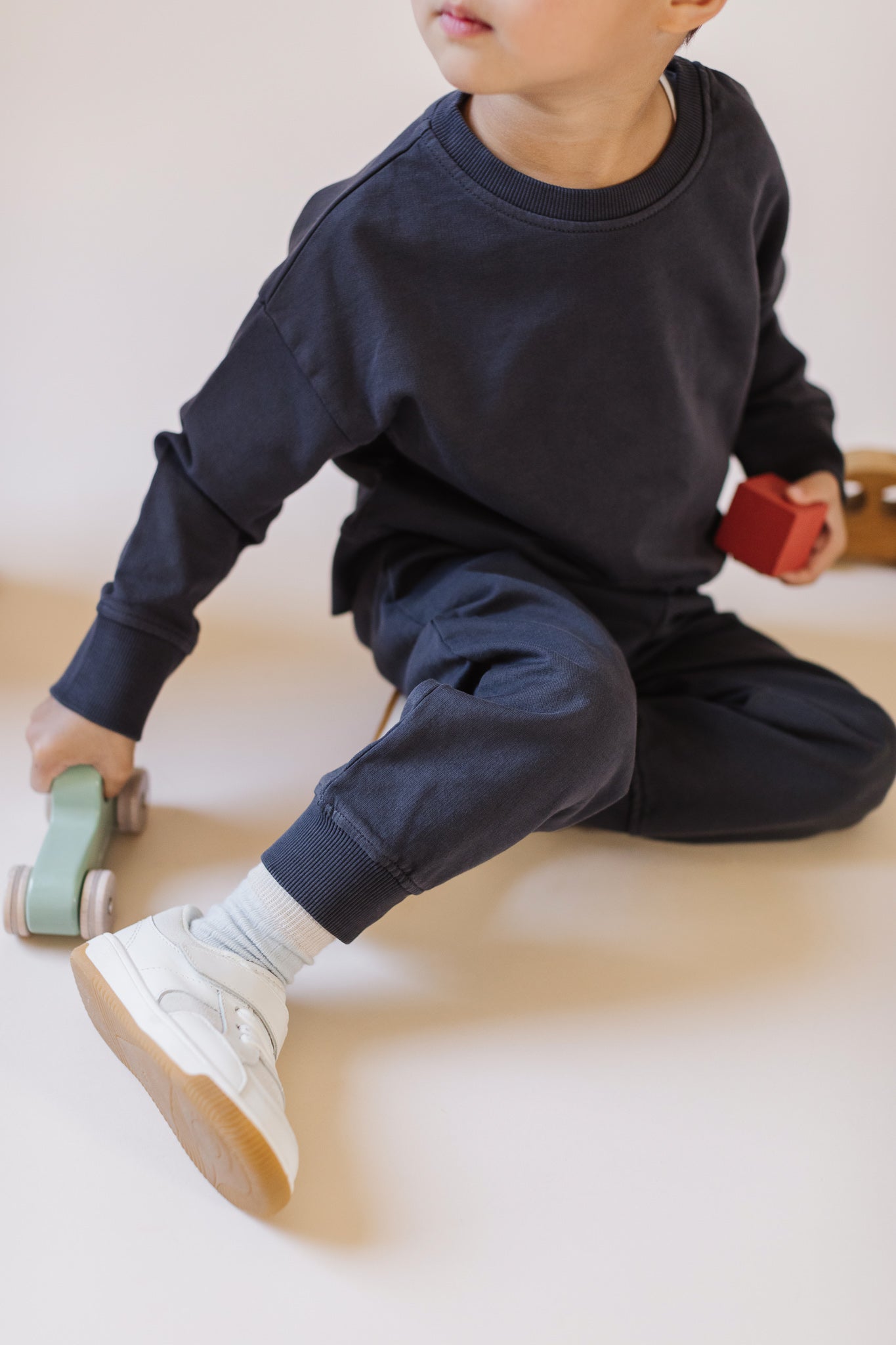 Pehr-Kids French Terry Jogger-Ink Blue-2
