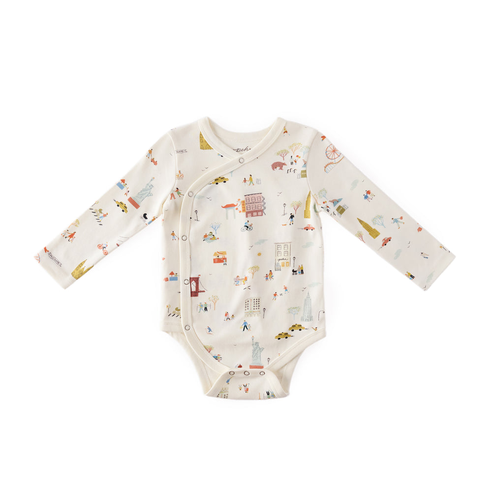 Long Sleeve Kimono One-Piece One-Piece Pehr Canada Explore New York 0 - 3 mos. 