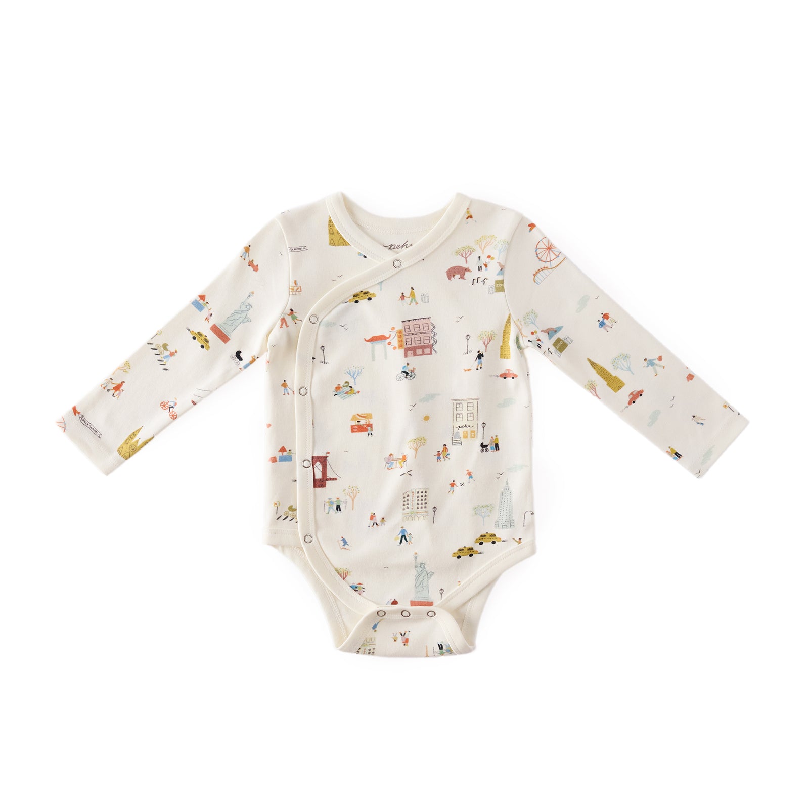 Long Sleeve Kimono One-Piece One-Piece Pehr Canada Explore New York 0 - 3 mos. 