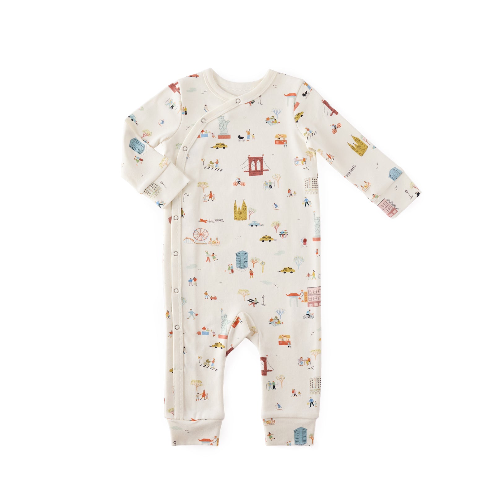 Kimono Romper Romper Pehr Explore New York 0 - 3 mos. 