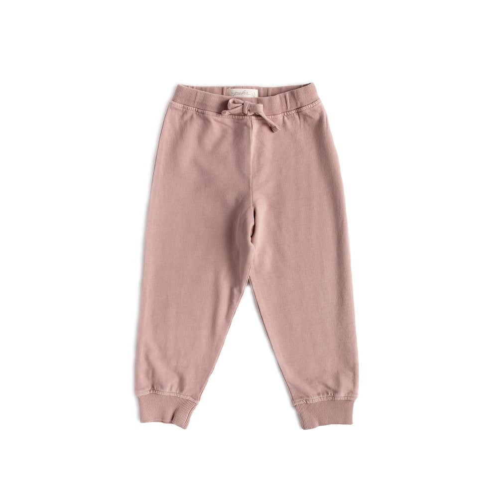 Kids French Terry Jogger Pant Pehr Canada Soft Peony 6 T 