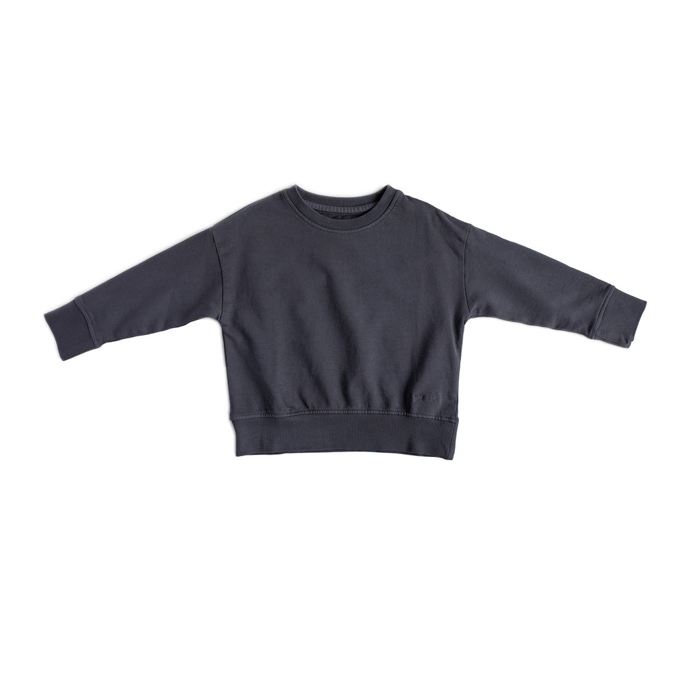 Kids French Terry Sweatshirt Top Pehr Canada Ink Blue 6 T 