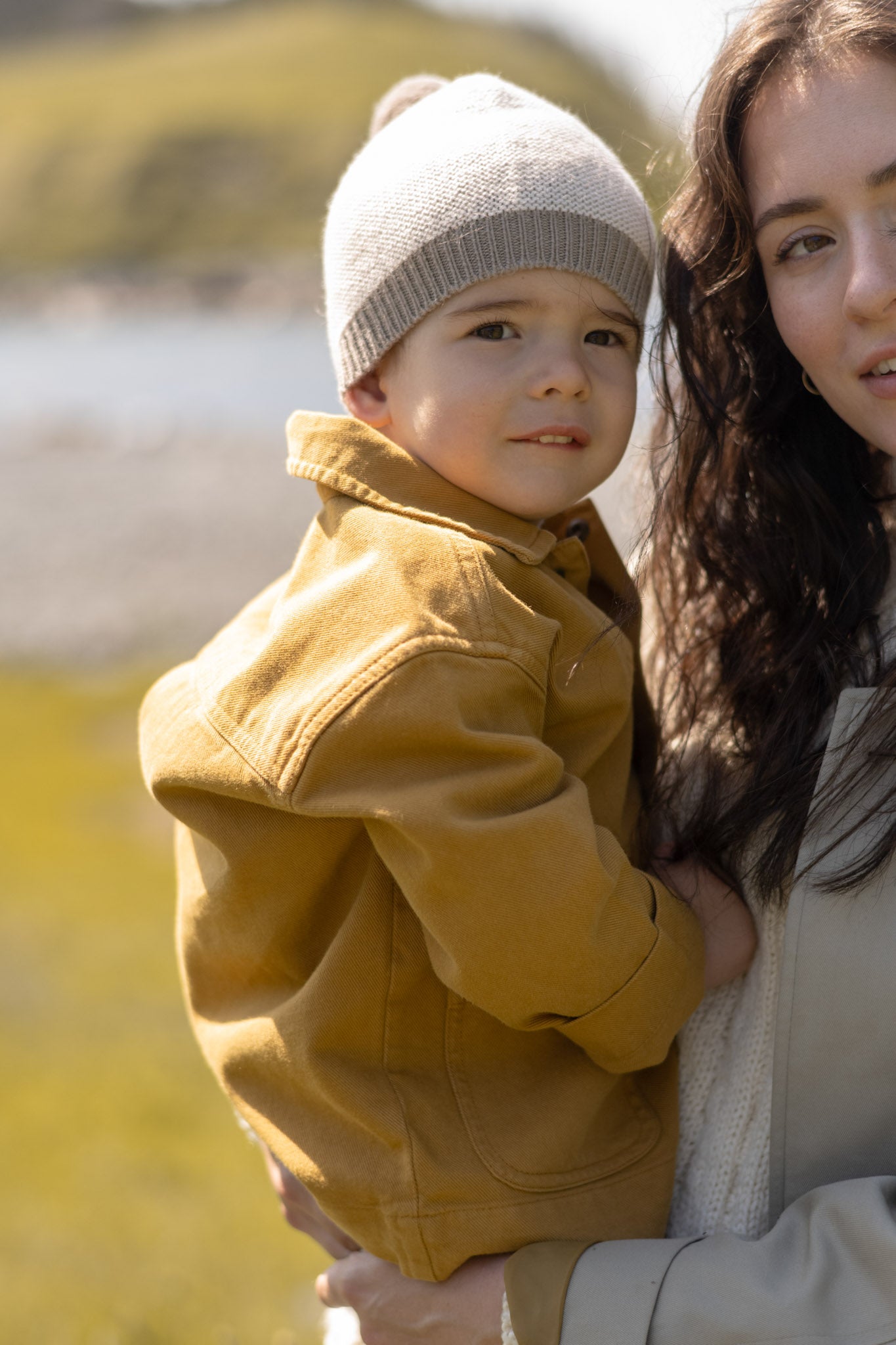 Pehr-Toddler Wool Knit Hat-Natural - Portobello-4
