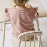 Pehr-Toddler French Terry Ruffle Sweatshirt-Soft Peony-4