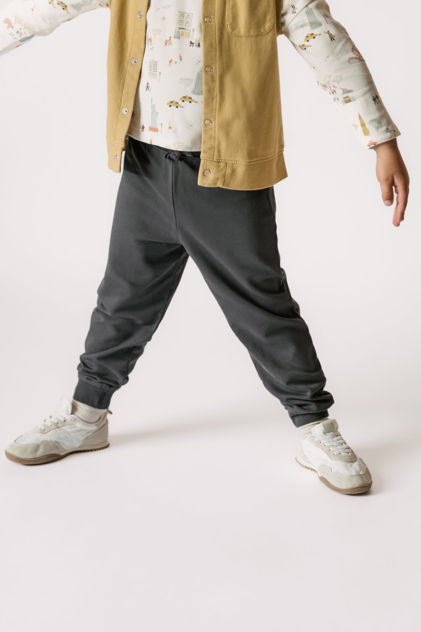 Pehr-Kids French Terry Jogger-Ink Blue-3