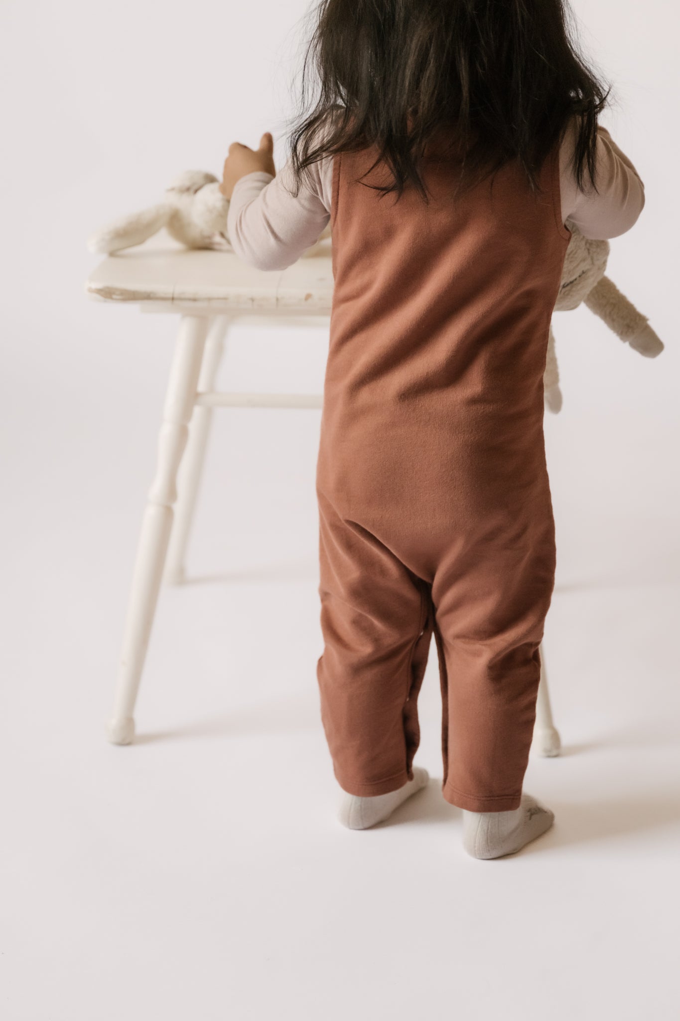 Pehr-French Terry Overalls-Clay-4
