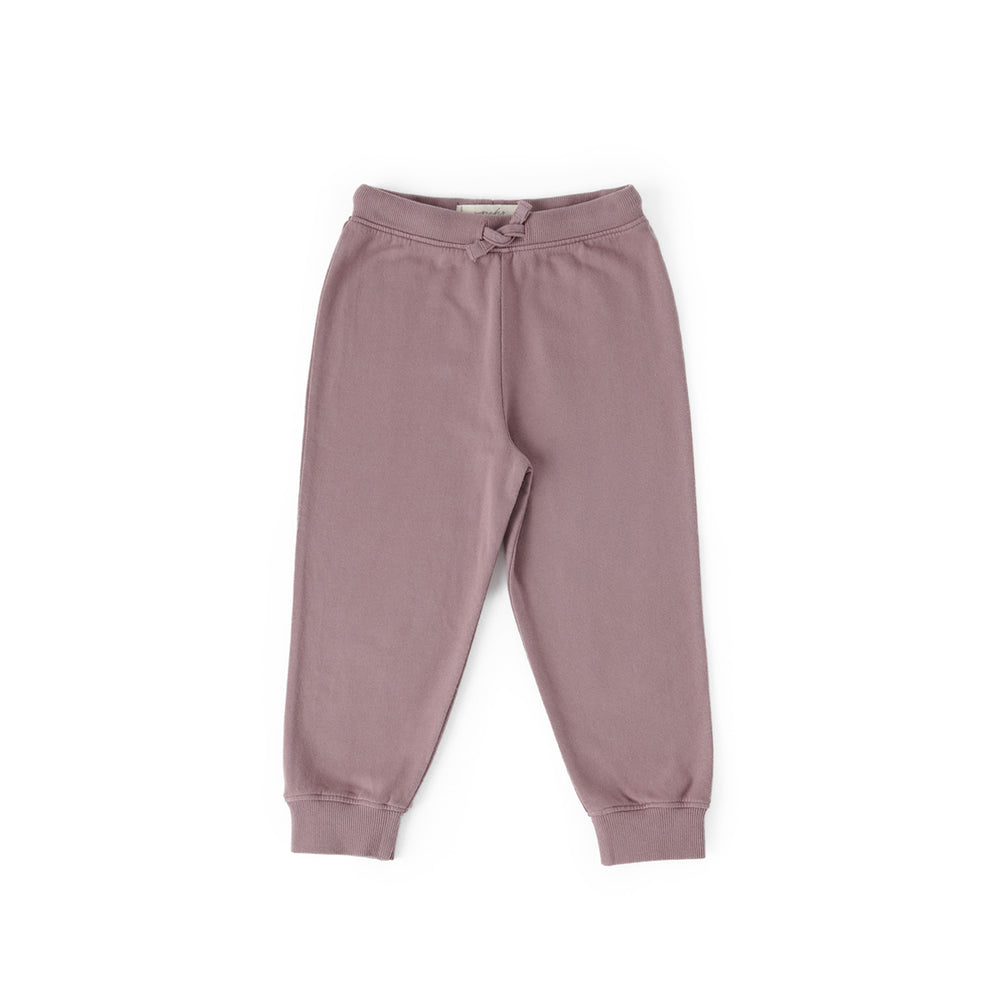 Kids French Terry Jogger Pant Pehr Canada Plum 6 T 