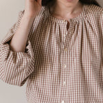Gingham Women's Blouse Women's Clothing Pehr Canada   