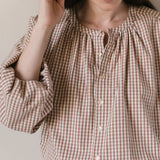 Gingham Women's Blouse Women's Clothing Pehr Canada   