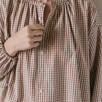 Gingham Women's Blouse Women's Clothing Pehr Canada   