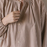 Gingham Women's Blouse Women's Clothing Pehr Canada   