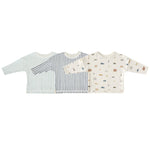 Pehr-Dropped Shoulder Long Sleeve Top 3 Pack-For Him-1