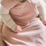 Pehr - Sailor Stripe Front Zipper 1.0 TOG Sleep Bag - Tea Rose - 9-18 mos-2