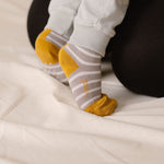Striped Crew Socks with Grips Socks Pehr Canada   