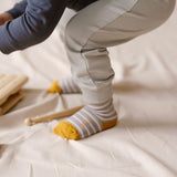 Striped Crew Socks with Grips Socks Pehr Canada   
