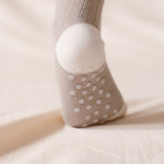 Pehr-Crew Socks with Grips 3 - Pack-Light Mushroom Set-3