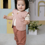 Pehr-French Terry Harem Pant-2-Pack-Pinks-Baby-3