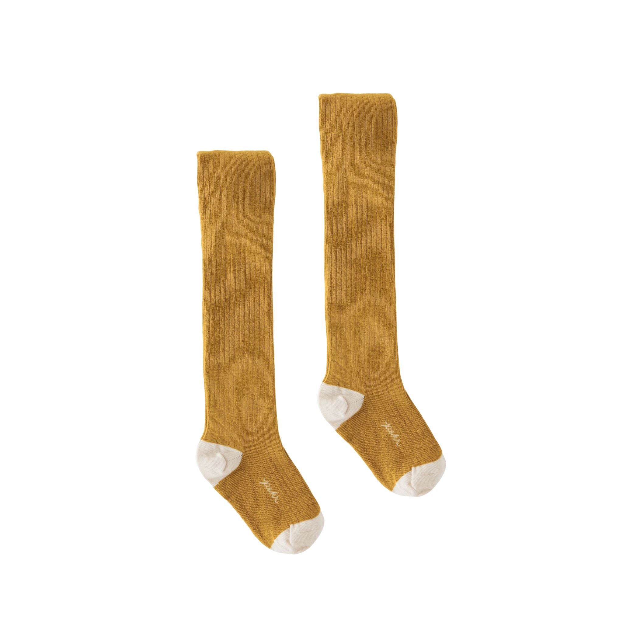 Pehr-Ribbed Tights-2-Pack-Ochre-1