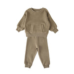 Pehr-Teddy Fleece Set-Moss-1