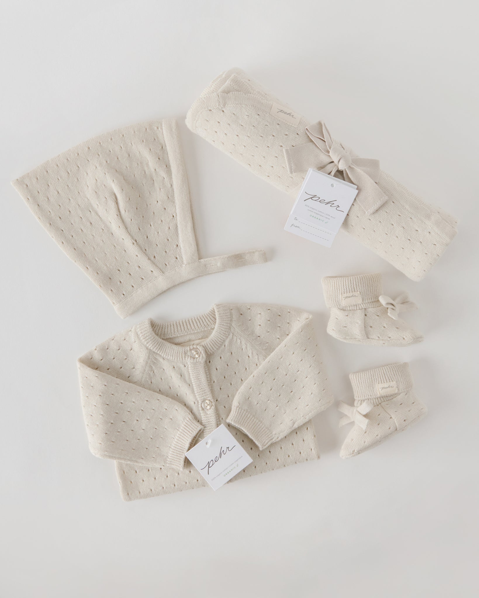 Pehr-Dotty Knit Gift Set-Natural-Baby-3