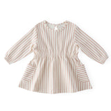 Long Sleeve Dress Dress Pehr Canada Stripes Away Peony 6 - 12 mos. 
