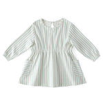 Pehr-Long Sleeve Dress-Stripes Away Sea-1